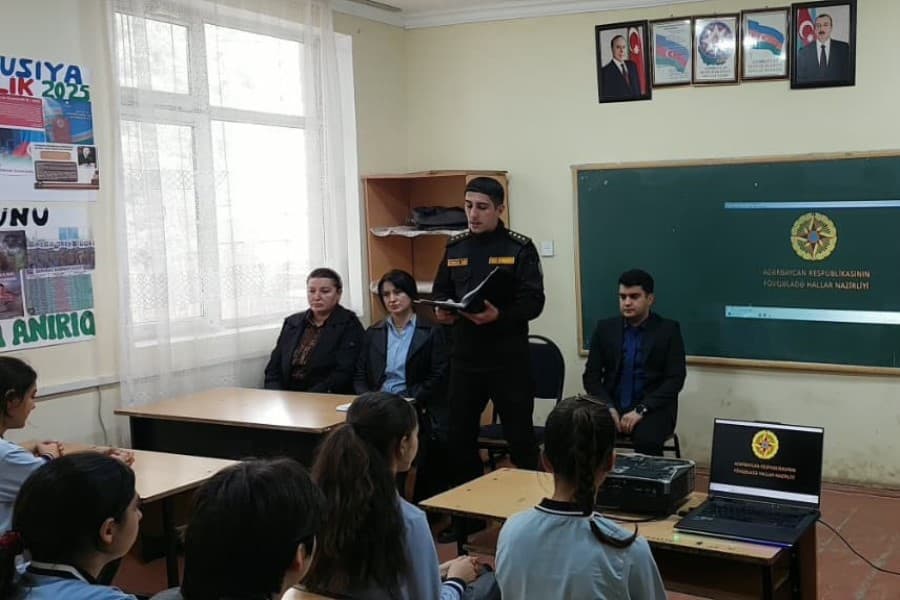 Fövqəladə Hallar Nazirliyi tərəfindən silsilə maarifləndirmə tədbirləri keçirilib