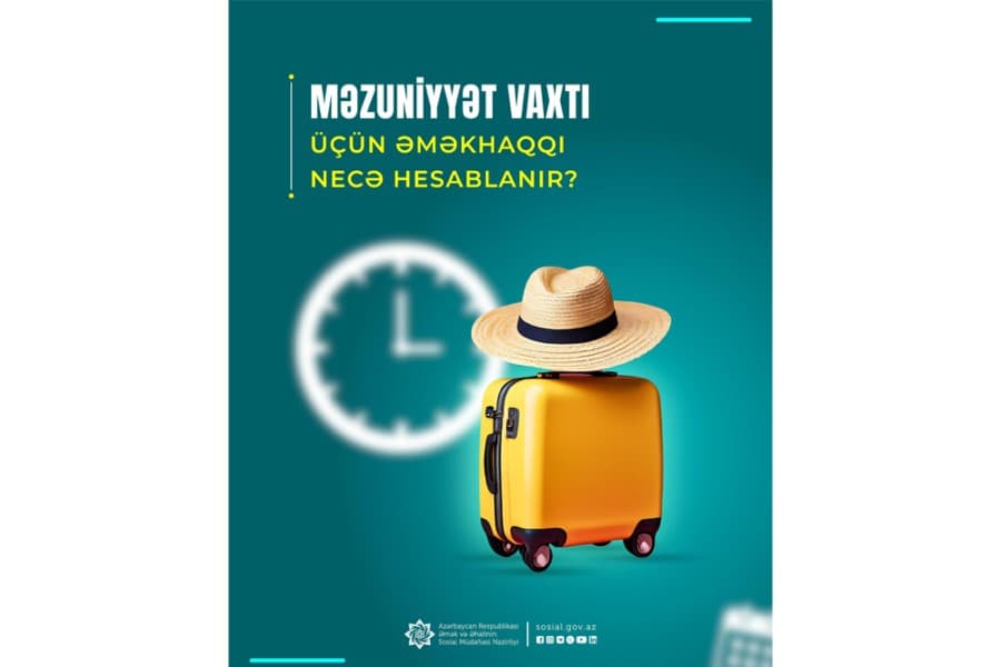 Məzuniyyət vaxtı üçün əməkhaqqı necə hesablanır?