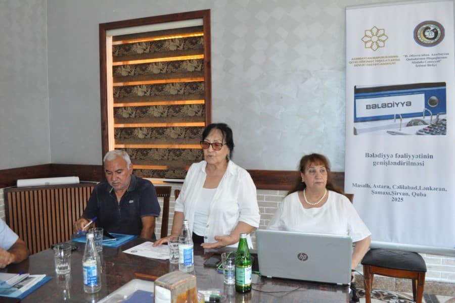 “Bələdiyyə fəaliyyətinin genişləndirilməsi” adlı layihənin növbəti tədbiri Masallıda keçirilib - FOTOLAR