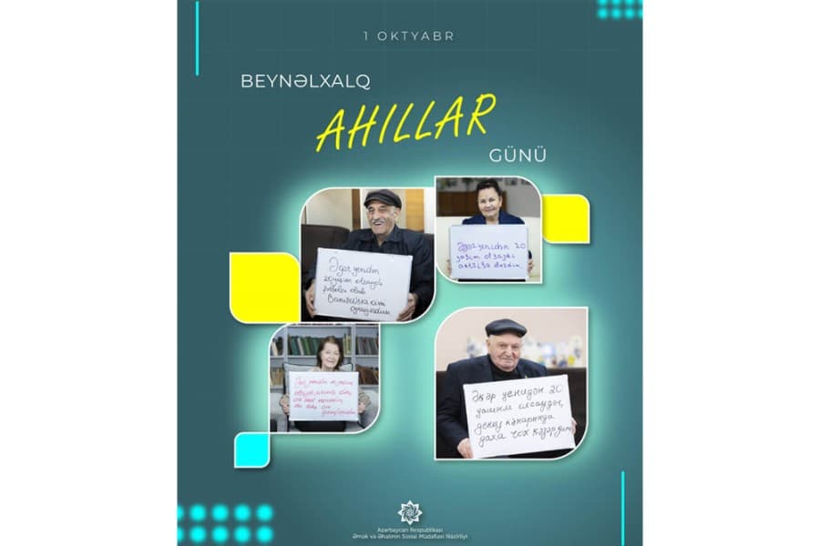 Ölkəmizdə hər bir ahıl şəxs sosial təminat sistemi ilə əhatə olunub
