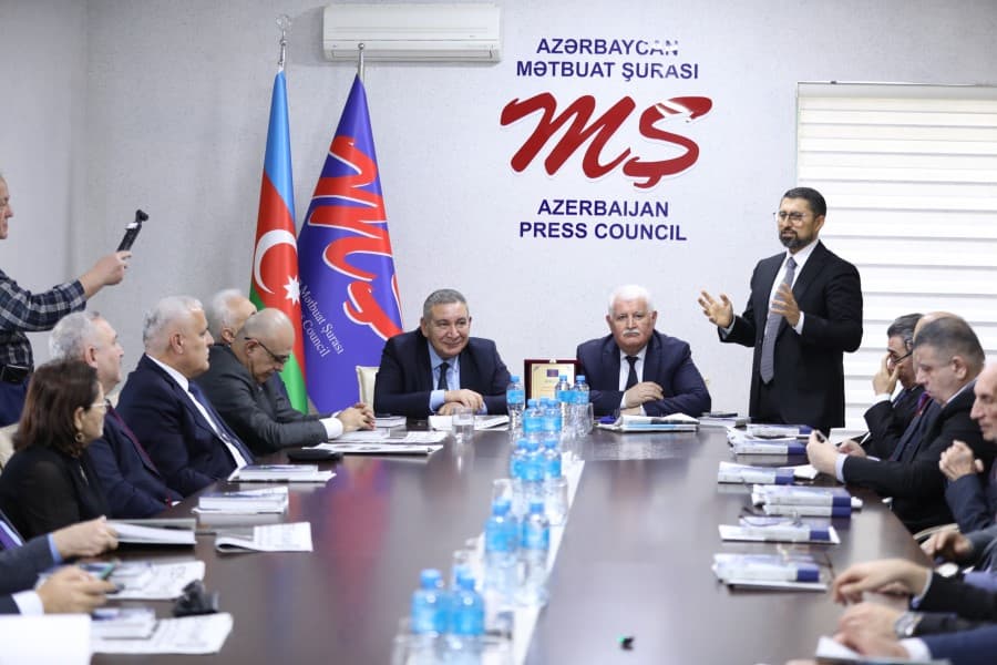 Mətbuat Şurasında Umud Mirzəyevin 65 illik yubileyi qeyd edilib - FOTOLAR