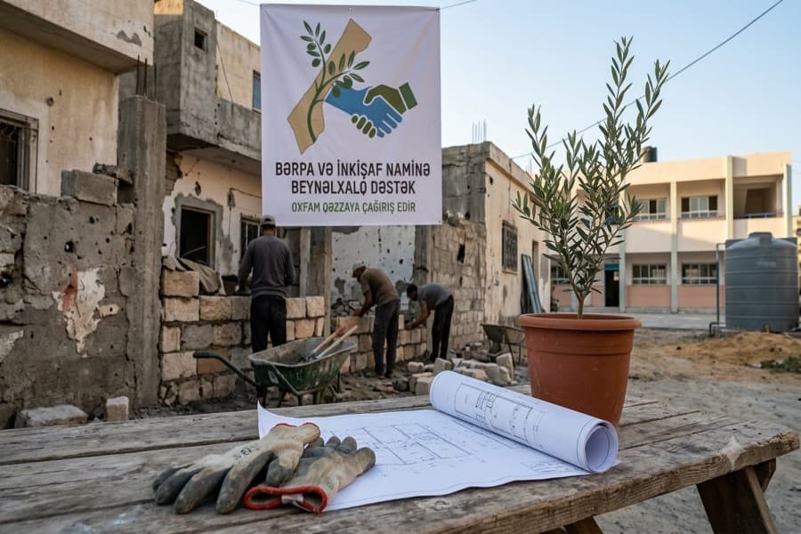 Oxfam Qəzzanın bərpasına çağırış edib