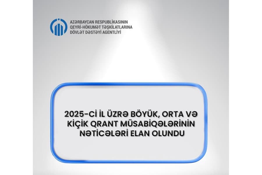 QHT Agentliyi 2025-ci il Qrant müsabiqəsinin nəticələrini açıqladı - SİYAHI