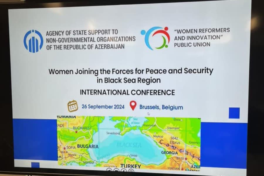 "Qara Dəniz Regionunda Sülh və Təhlükəsizlik üçün Qadınların Birgə Təşəbbüsləri" mövzusunda beynəlxalq konfrans keçirildi - FOTOLAR