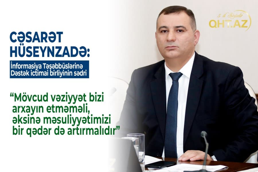 QHT sədri: Mövcud vəziyyət bizi arxayın etməməli, əksinə məsuliyyətimizi bir qədər də artırmalıdır