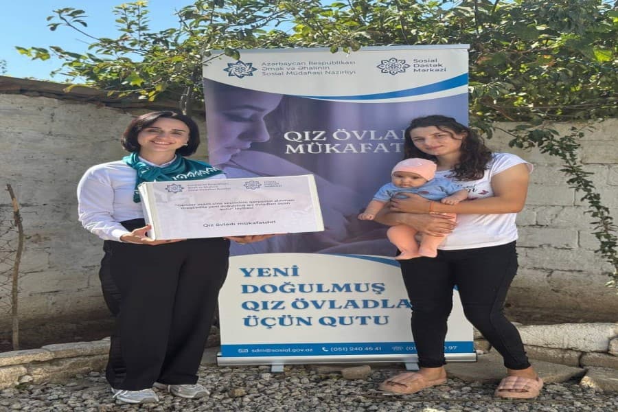 “Yeni doğulmuş qız övladları üçün qutu” layihəsi Biləsuvar və Ağsuda davam edib