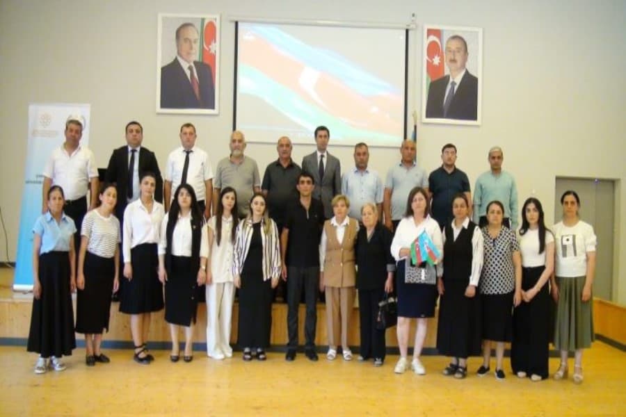 Ağdamın Baharlı qəsəbəsində şəhid ailələri və müharibə iştirakçıları ilə görüş keçirilib