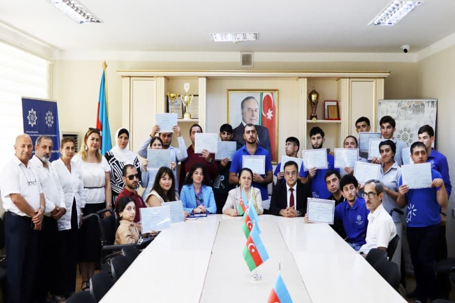 Əlilliyi olan gənclərin peşə hazırlığı üzrə növbəti qiymətləndirməsi keçirilib