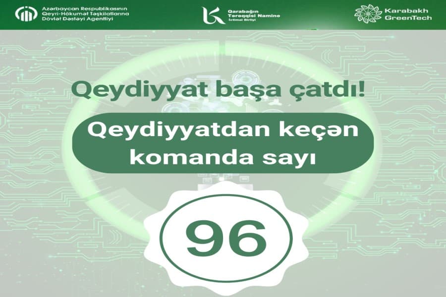 “Karabakh GreenTech” hakatonu çərçivəsində mentorluq görüşlərinin keçirilməsinə başlanılıb - Layihə çərçivəsində
