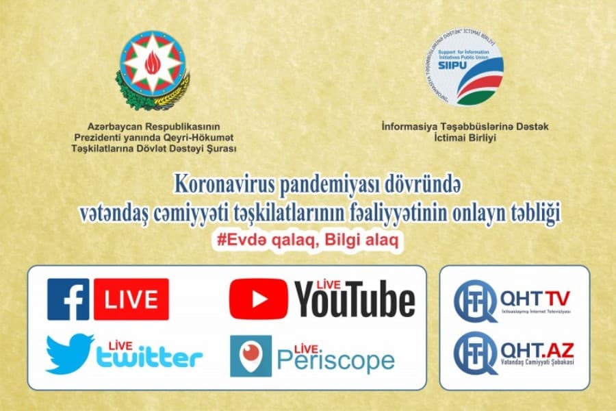 “Evdə qalaq, bilgi alaq” aksiyası çərçivəsində növbəti onlayn layihəyə start verilir