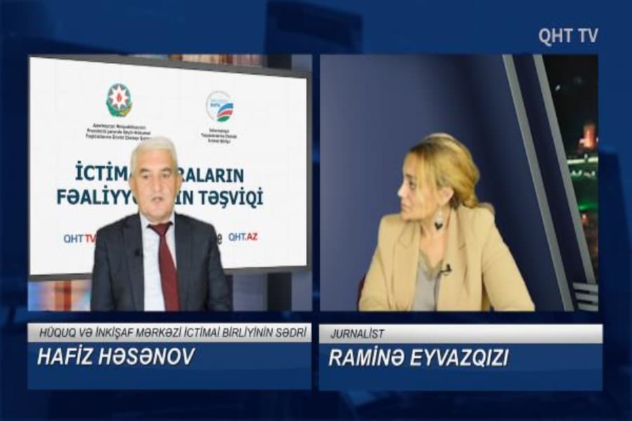 İctimai Şuraların fəaliyyətinin təşviqi Hafiz Həsənovla