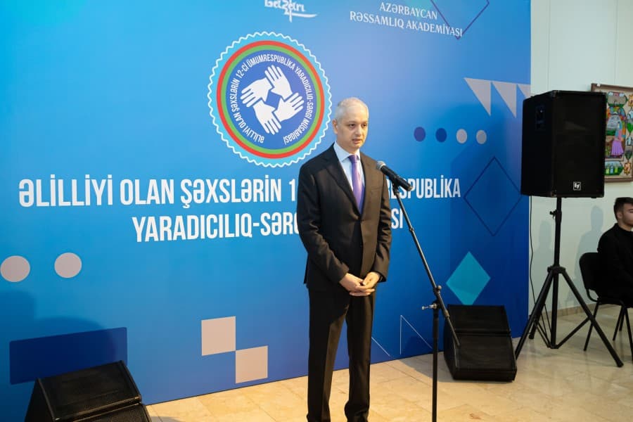 Əlilliyi olan şəxslərin XII Ümumrespublika yaradıcılıq sərgi-müsabiqəsinin qaliblərinə mükafatlar təqdim edilib