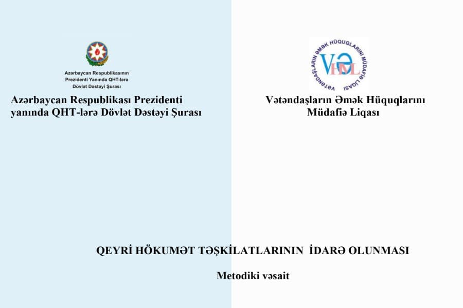 “Qeyri -hökumət təşkilatlarinin idarə olunmasi” metodiki vəsait