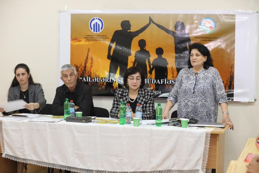 “Ailələrin sosial müdafiəsi tədbirləri" layihəsinin icrası yekunlaşdırılıb - FOTOLAR