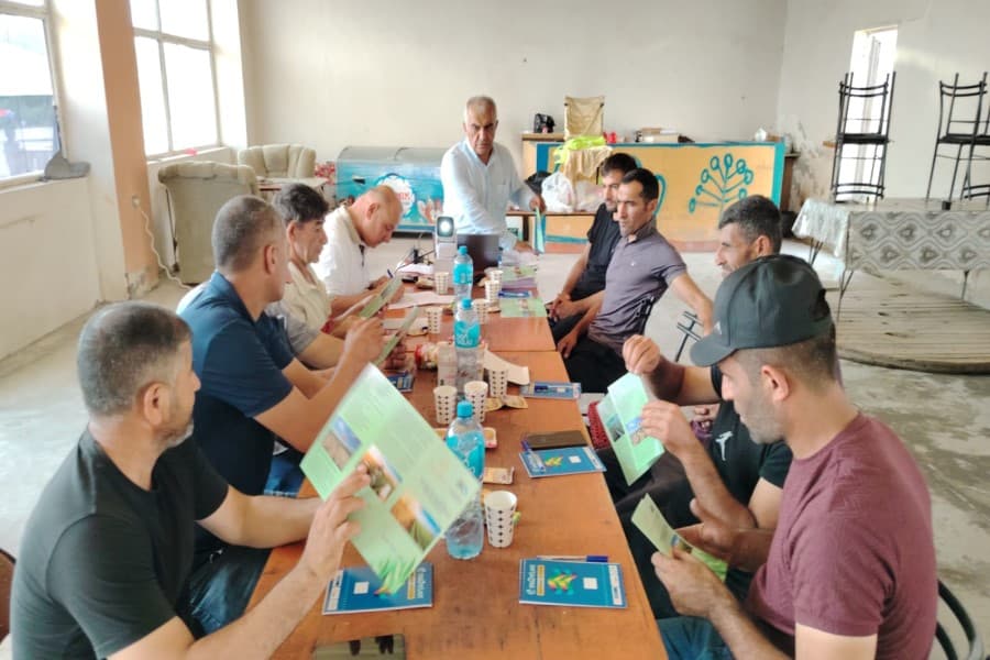 “Quraqlığa davamlı əkinçilik və su resurslarından səmərəli istifadə üzrə maarifləndirmə” layihəsi çərçivəsində növbəti təlim keçirilib