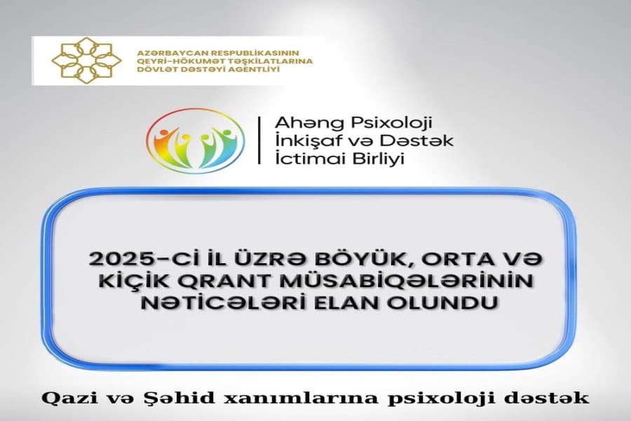 Şəhid və qazi xanımlarına psixoloji dəstək layihəsi başlayır - FOTOLAR