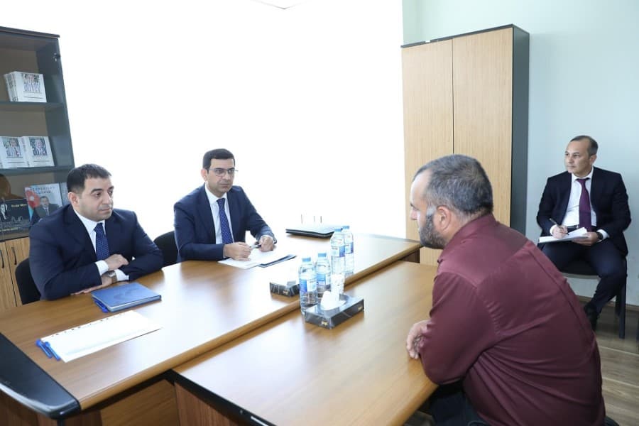 Nazir müavini Rəşad Mustafayev Oğuz rayonunda vətəndaşları qəbul edib - FOTOLAR