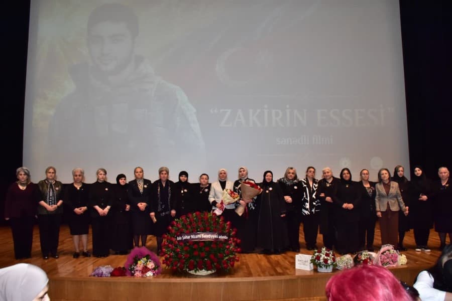 "Şəhid Analarına Dəstək" İB-nin təşkilatçılığı ilə "Zakirin essesi" filminin təqdimatı keçirilib - FOTOLAR