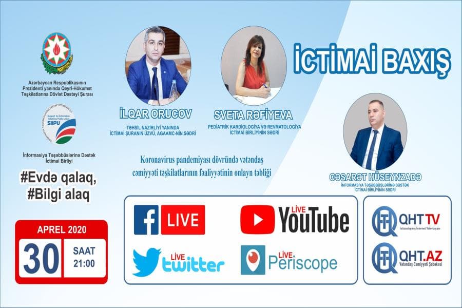 Pandemiya şəraitində səhiyyə və təhsil sistemimizə İctimai Baxış