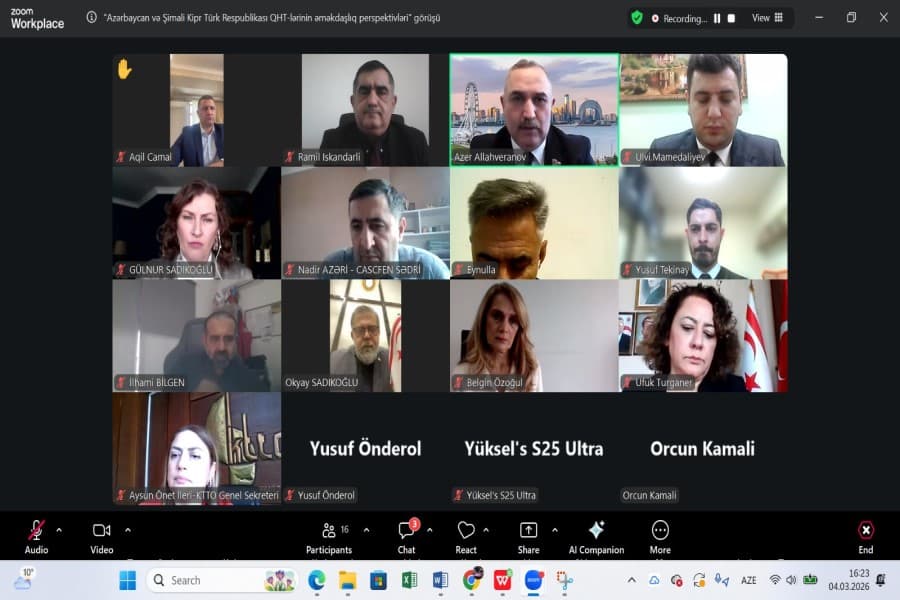 A meeting was held between NGOs of Azerbaijan and the Turkish Republic of Northern Cyprus.