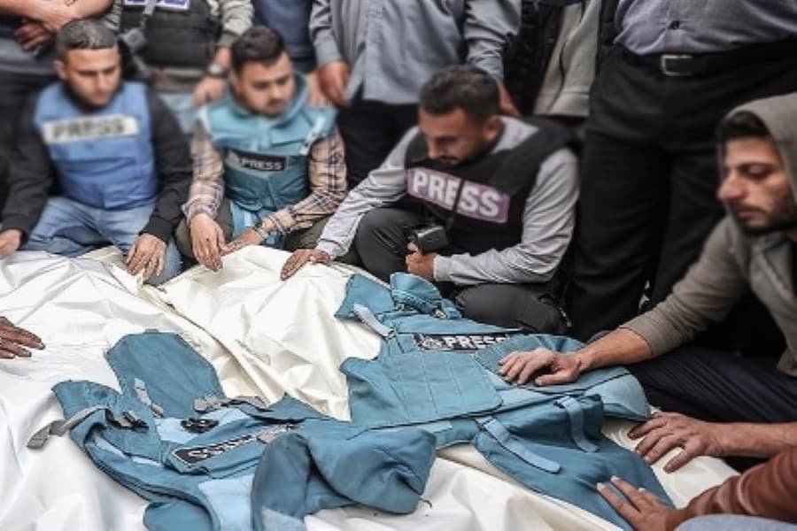 Qəzza münaqişəsində öldürülən jurnalistlərin sayı 220-yə çatıb