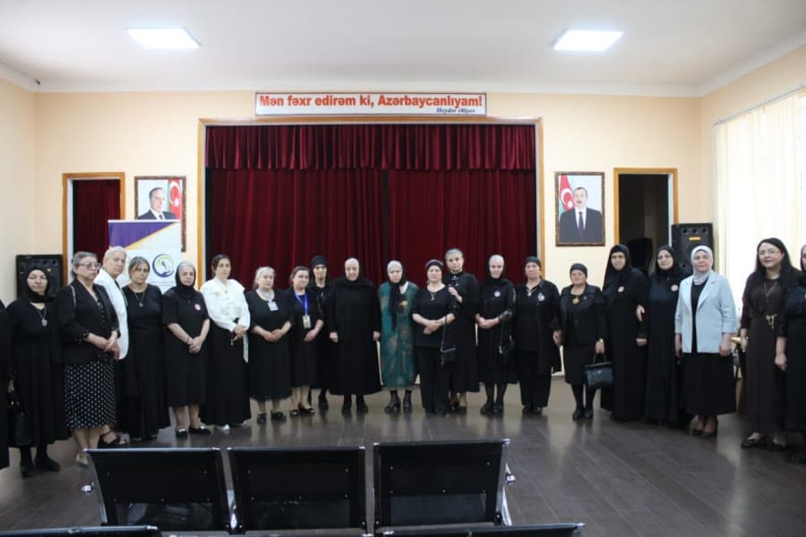 "Aprel şəhidlərinin ailə üzvləri ilə iş" layihəsi çərçivəsində növbəti tədbir keçirilib