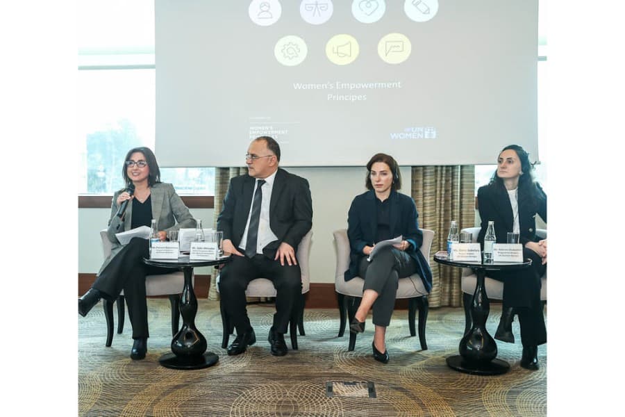 "Qadınların Gücləndirilməsi Prinsipləri – Bərabərlik Biznes Deməkdir" mövzusunda sessiya - FOTOLAR