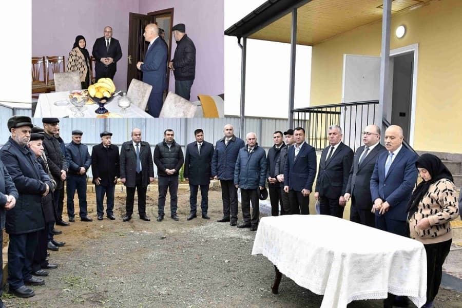 Masallıda şəhid ailəsi üçün ev tikilib