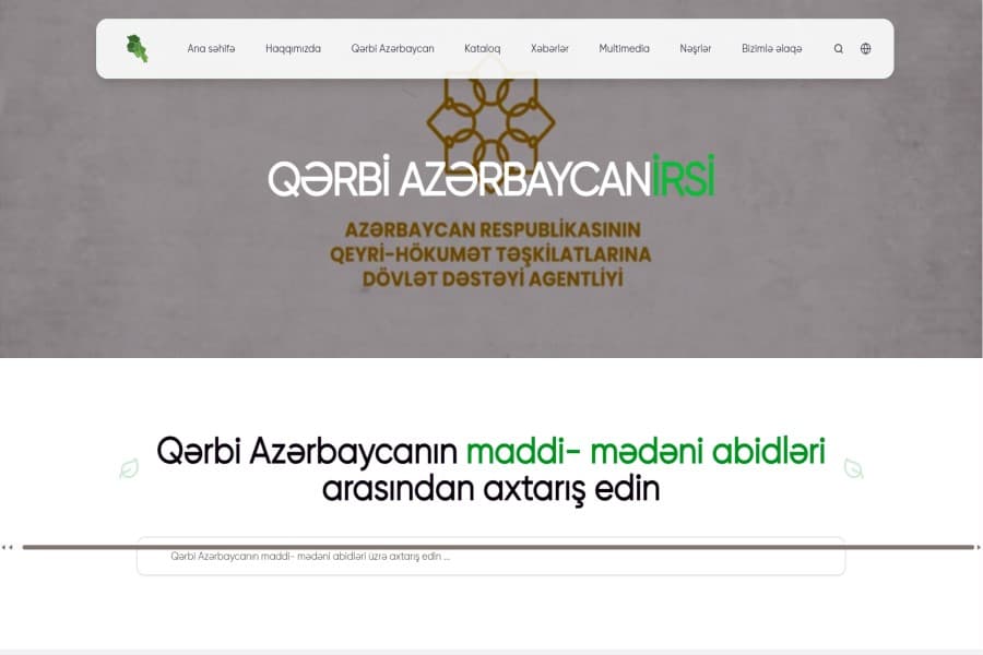 qerbiazerbaycanirsi.az platforması yenilənib
