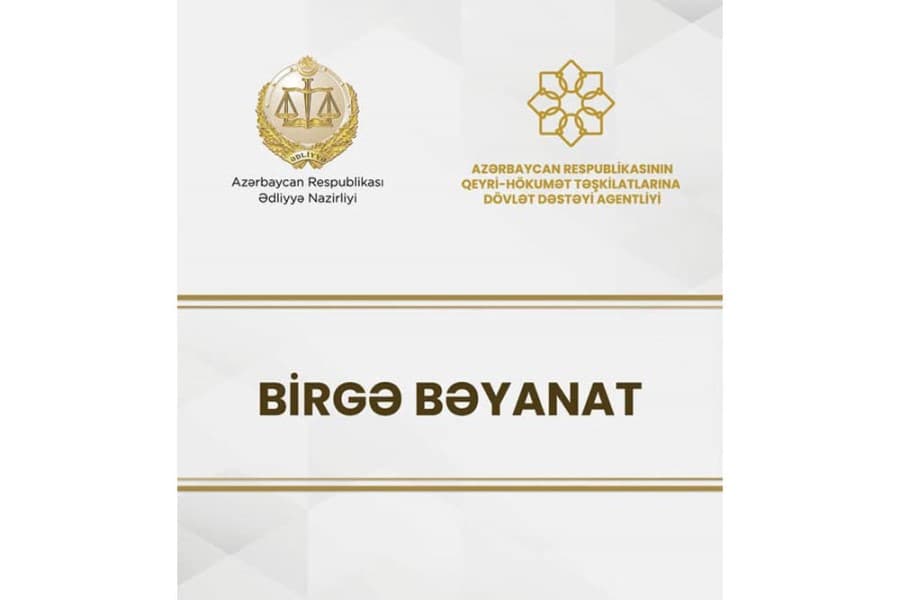 Ədliyyə Nazirliyi və QHT-lərə Dövlət Dəstəyi Agentliyi saxta orden və medallarla bağlı birgə bəyanat yaydı