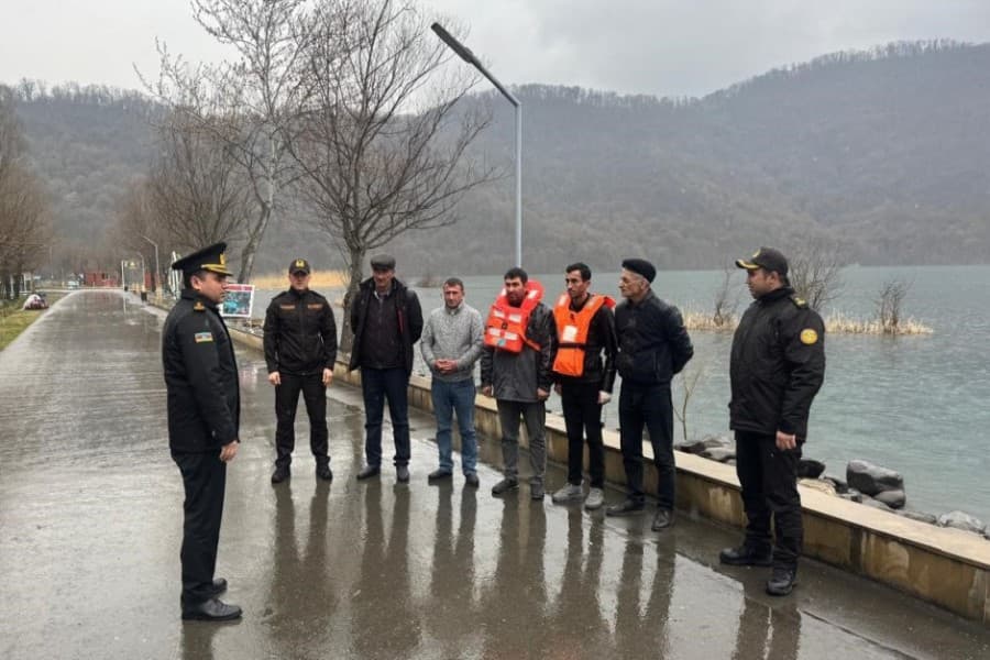 Kiçikhəcmli gəmi istifadəçiləri üçün silsilə maarifləndirmə tədbirləri keçirilib - FOTOLAR