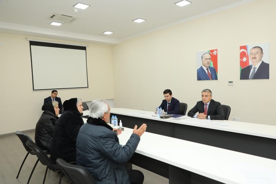 Nazir müavini Vüsal Nəsirli Naftalan şəhərində vətəndaşları qəbul edib