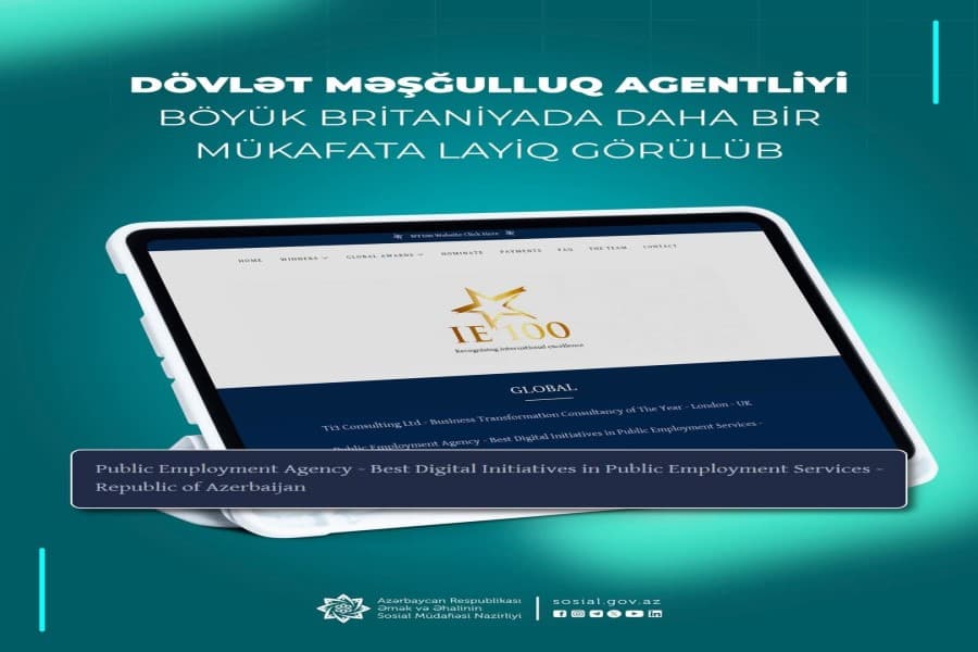 Agentlik Böyük Britaniyada daha bir mükafata layiq görülüb