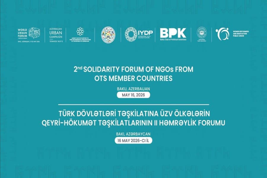 Türk Dövlətləri Təşkilatına üzv ölkələrin QHT-lərinin II Həmrəylik Forumu işə başlayır