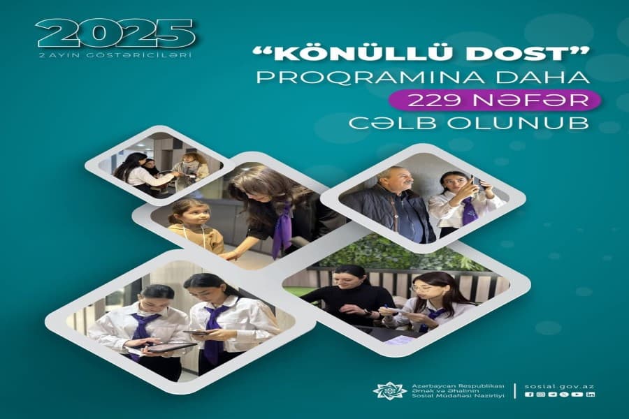 “Könüllü DOST” proqramına son iki ayda daha 229 nəfər cəlb olunub