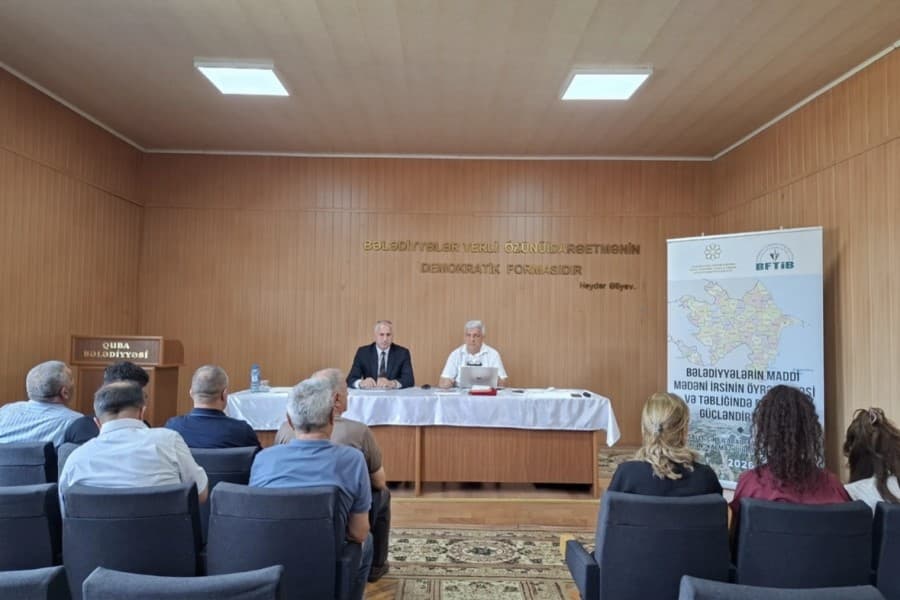 Allahverdi Xudaverdiyev: “Maddi-mədəni irsimizin qorunmasına bələdiyyə də öz töhfəsini verməyə çalışır”