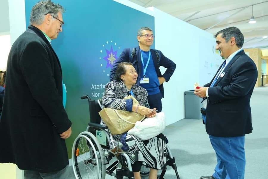 Azərbaycan Milli QHT Forumu COP29-da BMT QHT Pavilyonunda yerləşən Azərbaycan Pavilyonuna beynəlxalq qonaqlar cəlb etdi - FOTOLAR