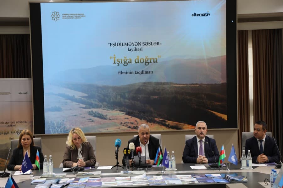 “İşığa doğru” filminin təqdimatı oldu - FOTOLAR +VIDEO