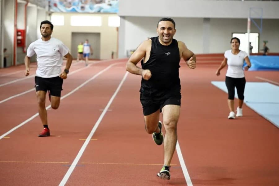 FHN-nin əməkdaşları atletika yarışında yüksək nəticələr əldə ediblər - FOTOLAR