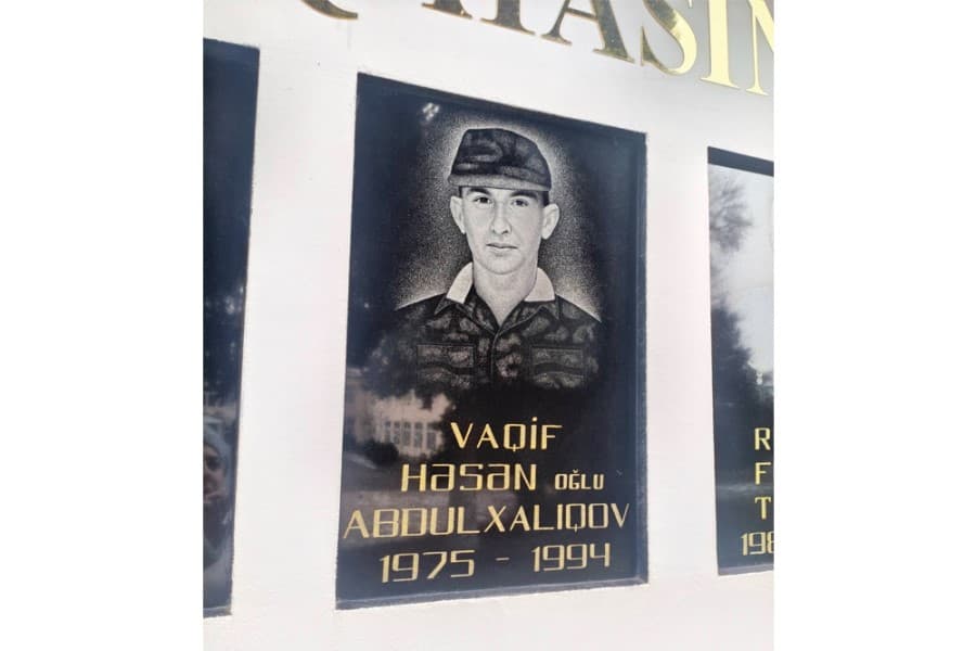 Məktəbdə şəhid məzunu Vaqif Abdulxalıqov anılıb - FOTOLAR
