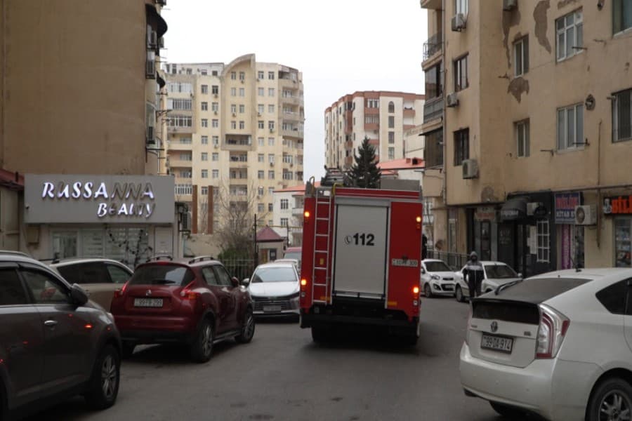 Fövqəladə Hallar Nazirliyi növbəti şərti yanğın təlimi keçirib (video, foto)