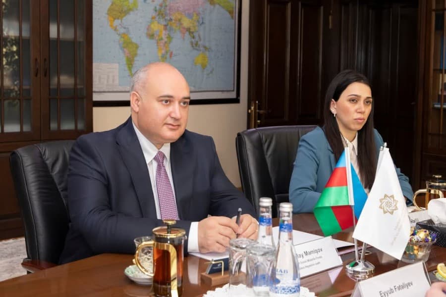 DSMF sədri IV “Yüksəliş” müsabiqəsinin qalibləri ilə görüşüb