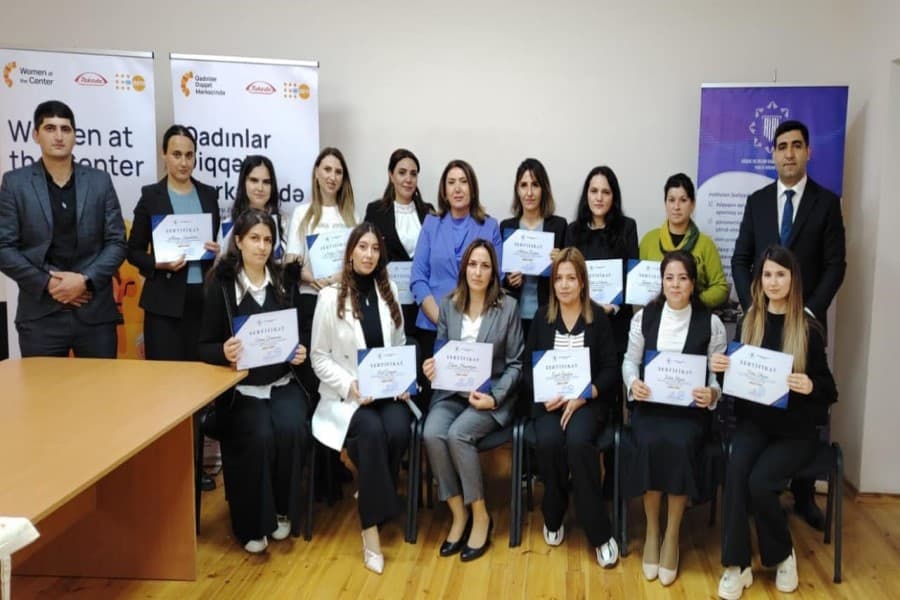 “Gender əsaslı zorakılıq əleyhinə mübarizə” təlimləri keçirilib - FOTOLAR