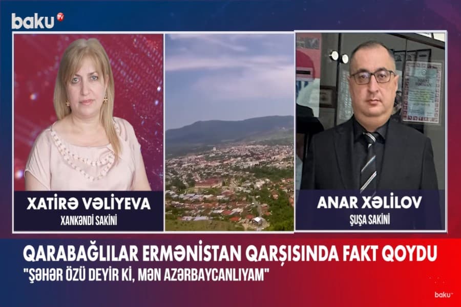 Ermənistana tarixi həqiqətləri bu dəfə qarabağlılar çatdırdı - VİDEO