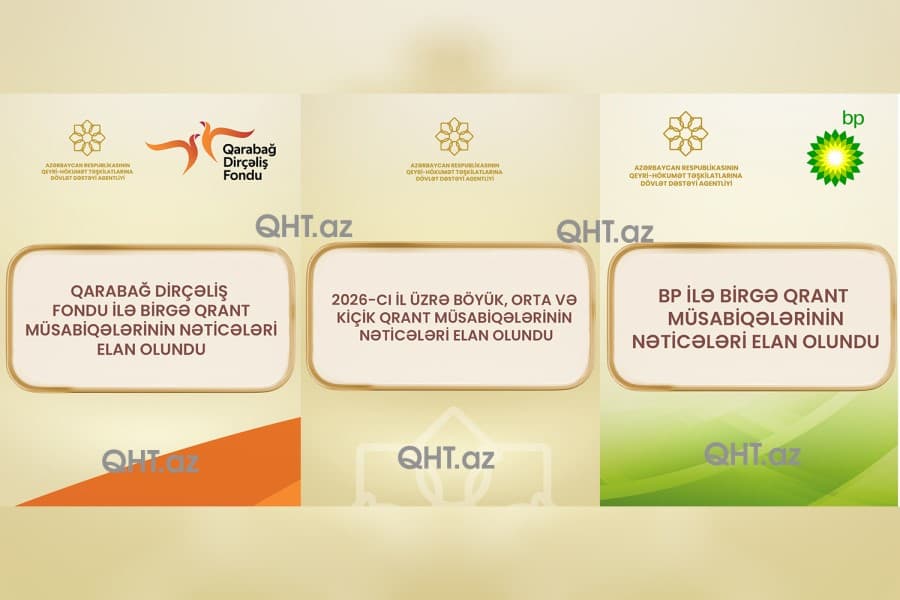 QHT AGENTLİYİ BU TƏŞKİLATLARA QRANT AYIRDI - TAM SİYAHI