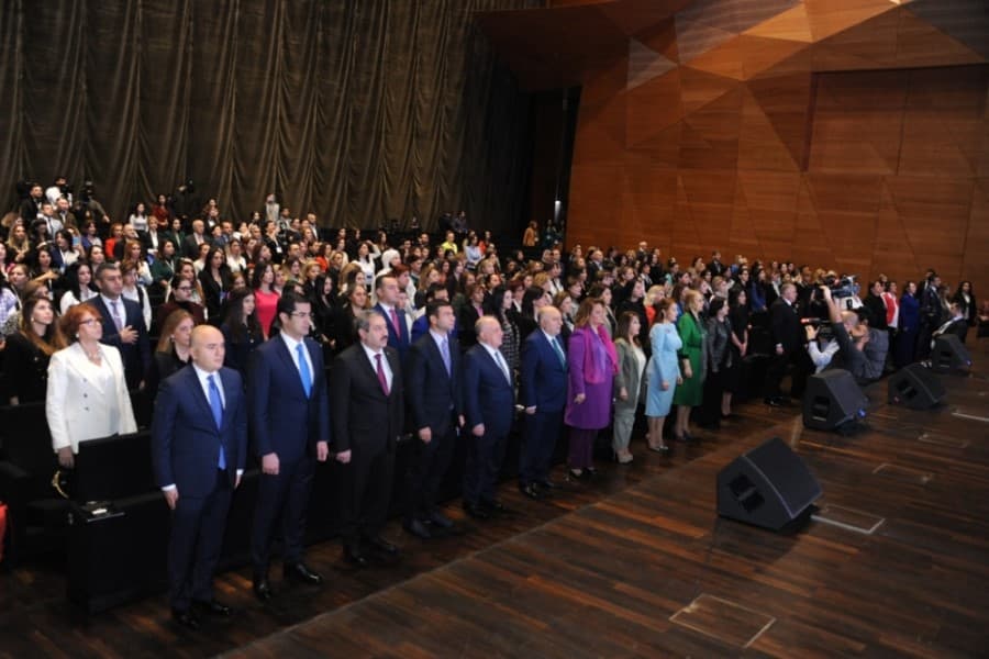 “Üfüqdə Yeni Fürsətlər: Qadın sahibkarlara yaşıl işıq” adlı V Forum keçirilib - FOTO +VİDEO