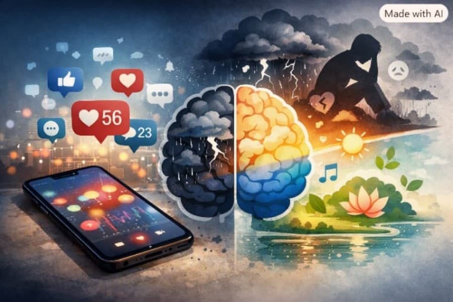 Sosial media istifadəsi psixi sağlamlığa təsir edə bilər