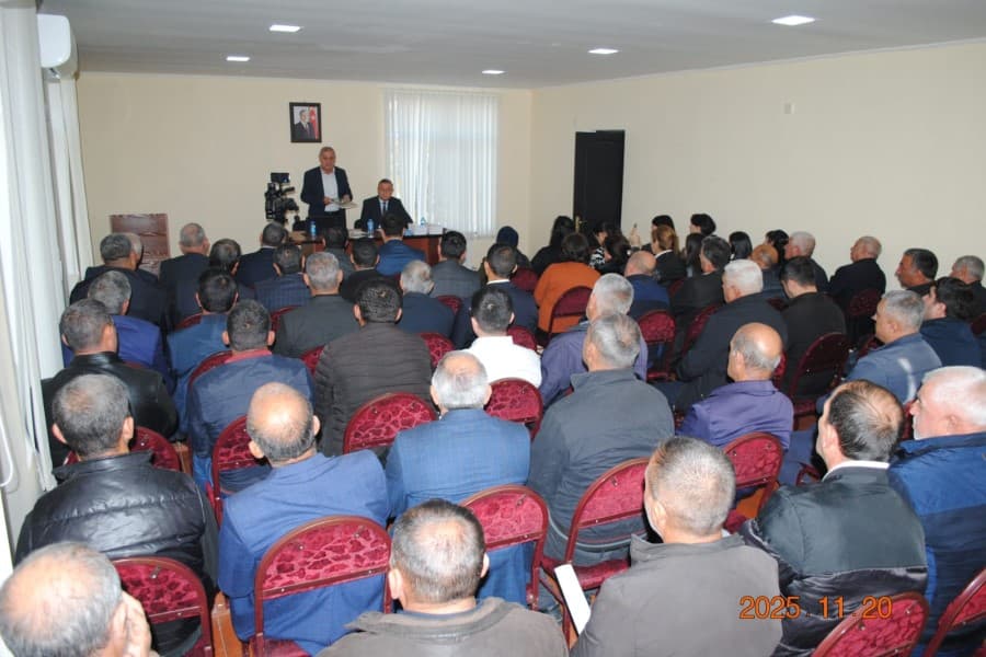 Ağdamda mina və kasetli silah qurbanları üçün maarifləndirici seminar keçirildi - FOTOLAR