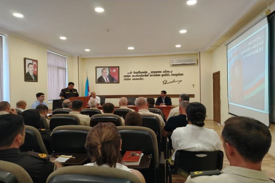FHN-in Sumqayıt Regional Mərkəzi “Konstitusiya və Suverenlik İli”nə həsr olunan tədbir keçirib - FOTOLAR