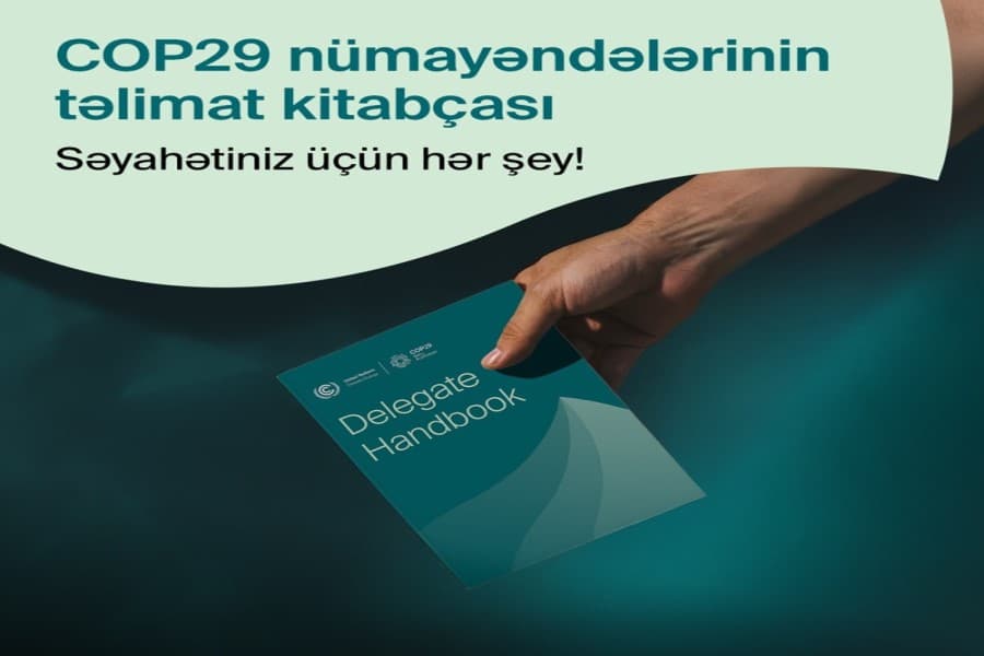 COP29 tədbiri üçün xüsusi məlumat kitabçası hazırlanıb